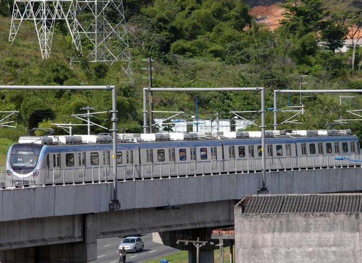 O metrô de Salvador foi um dos projetos de parceria público-privada implantados no país [fotografo] Wikipédia [/fotografo].