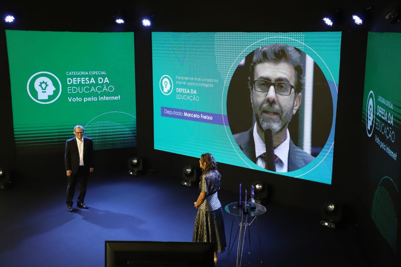 O deputado Marcelo Freixo foi escolhido pelo voto popular como o melhor parlamentar na defesa da educação. [fotografo] Paulo Negreiros/ Prêmio Congresso em Foco [ /fotografo]