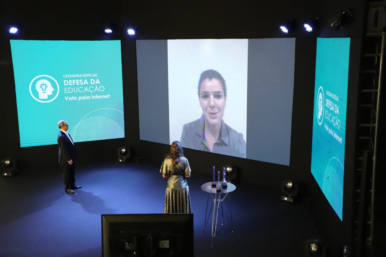 A deputada Luisa Canziani foi foi escolhida pelo júri como a melhor na defesa da educação. [fotografo] Paulo Negreiros/ Prêmio Congresso em Foco 2020 [/fotografo]