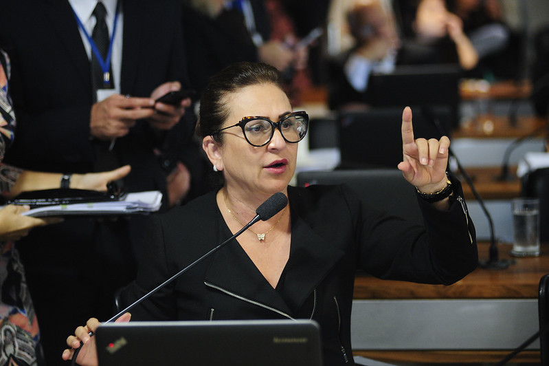 A senadora Kátia Abreu (PP-TO) [fotografo] Pedro França / Agência Senado [/fotografo].