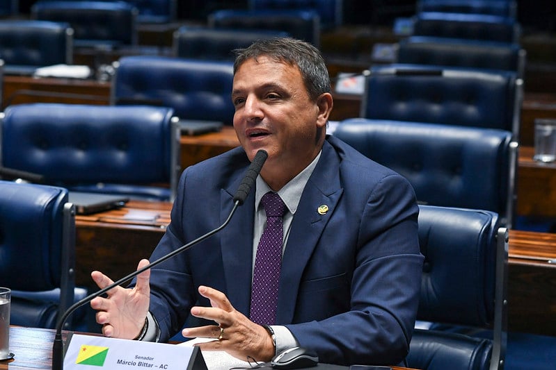 O senador Márcio Bittar (MDB-AC) [fotografo] Agência Senado [/fotografo].