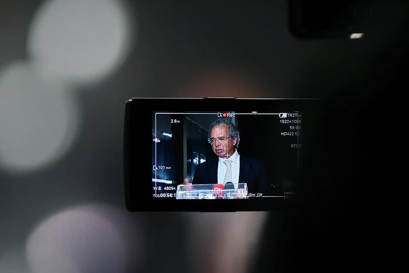 O ministro da Economia, Paulo Guedes. Foto: Edu Andrade / Ministério da Economia 