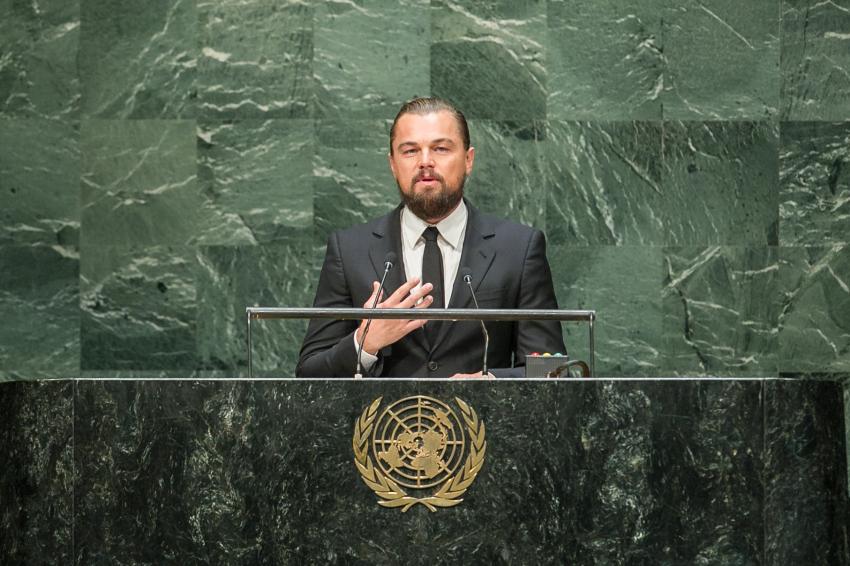 Leonardo DiCaprio [fotografo] Cia Pak/ UN [/fotografo]