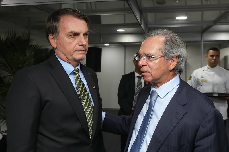 Jair Bolsonaro e Paulo Guedes[fotografo]Marcos Corrêa/PR[/fotografo]
