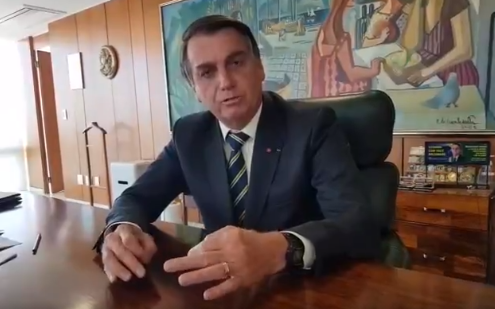 O presidente Jair Bolsonaro [fotografo] Twitter / Jair Bolsonaro [/fotografo].