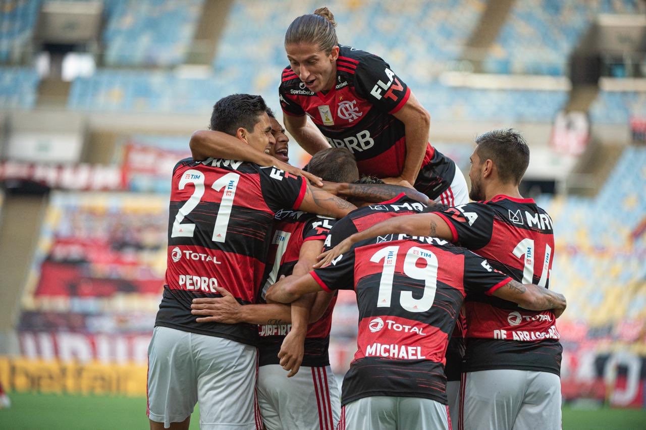 Jogadores do Flamengo[fotografo]Alexandre Vidal/CRF