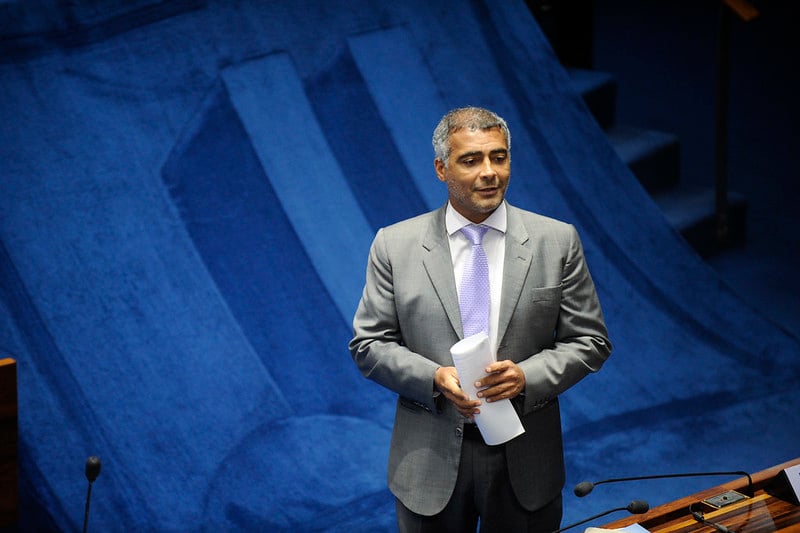 Senador Romário (Podemos-RJ). [fotografo]Jefferson Rudy/Agência Senado[/fotografo]