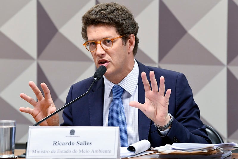 O ministro do Meio Ambiente, Ricardo Salles.[fotografo]Jefferson Rudy/Agência Senado[/fotografo]