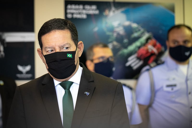 Vice-presidente Hamilton Mourão deverá concorrer ao Senado pelo Rio Grande do Sul.[fotografo]Bruno Batista /VPR[/fotografo]