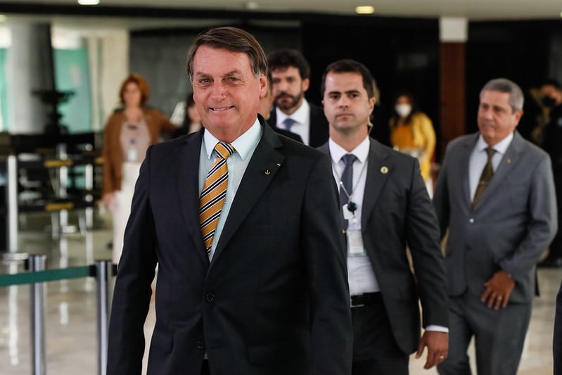 Jair Bolsonaro no Palácio do Planalto [fotografo]  Isac Nóbrega/PR [/fotografo]