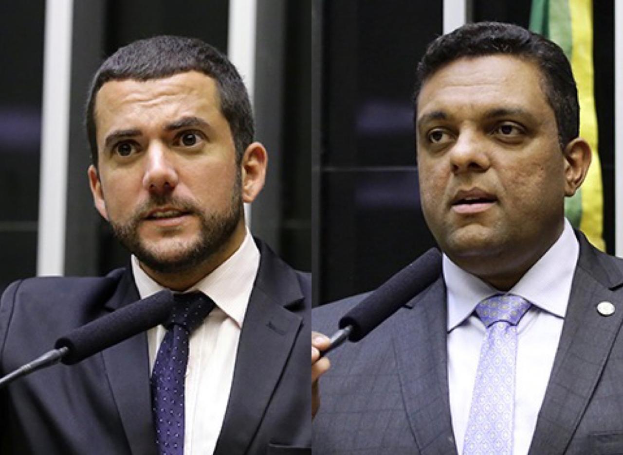 Os deputados Carlos Jordy e Otoni de Paula [fotografo] Agência Câmara [/fotografo].