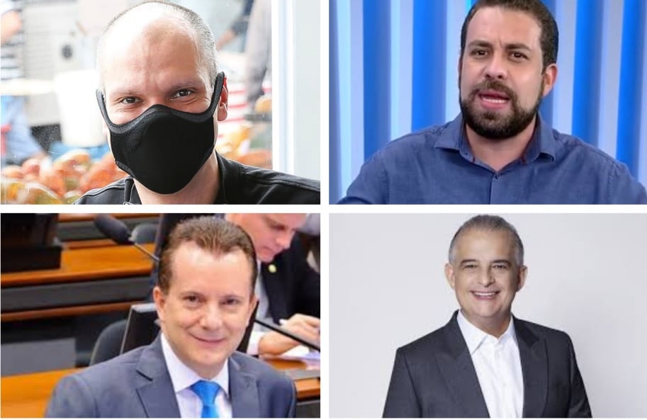 Covas, Boulos, Russomanno e França