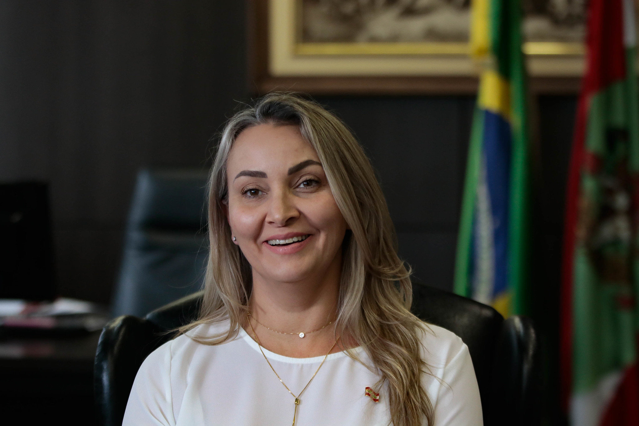 A governadora de Santa Catarina, Daniela Reinehr (Sem partido) [fotografo]Mauricio Vieira/Secom[/fotografo]