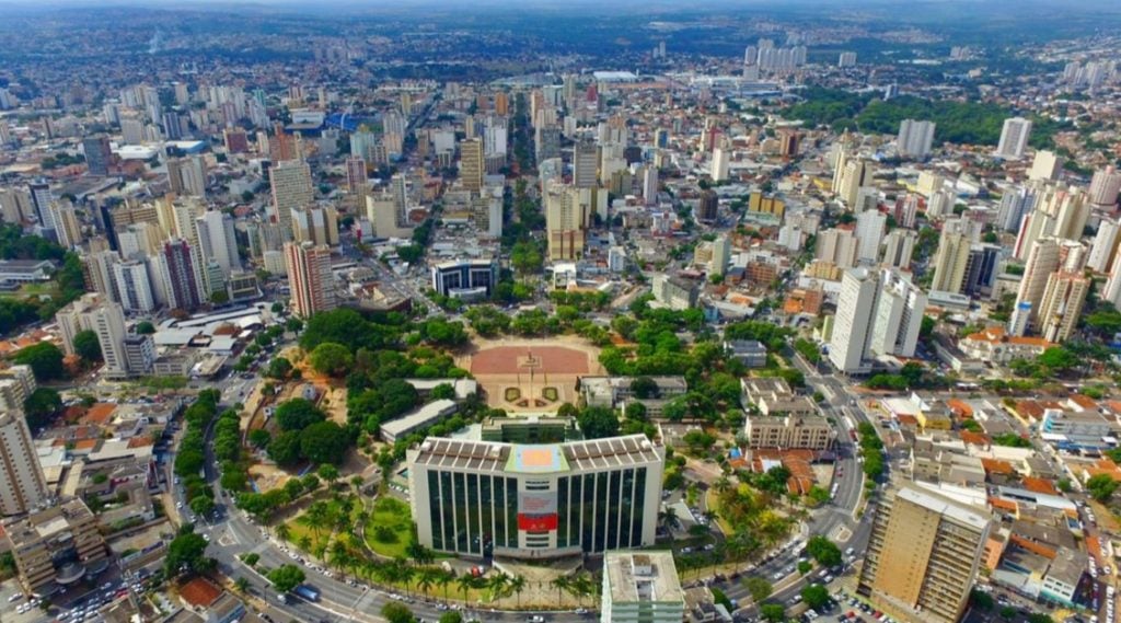 Vista aérea de Goiânia. Foto: Paulo José/PMGyn