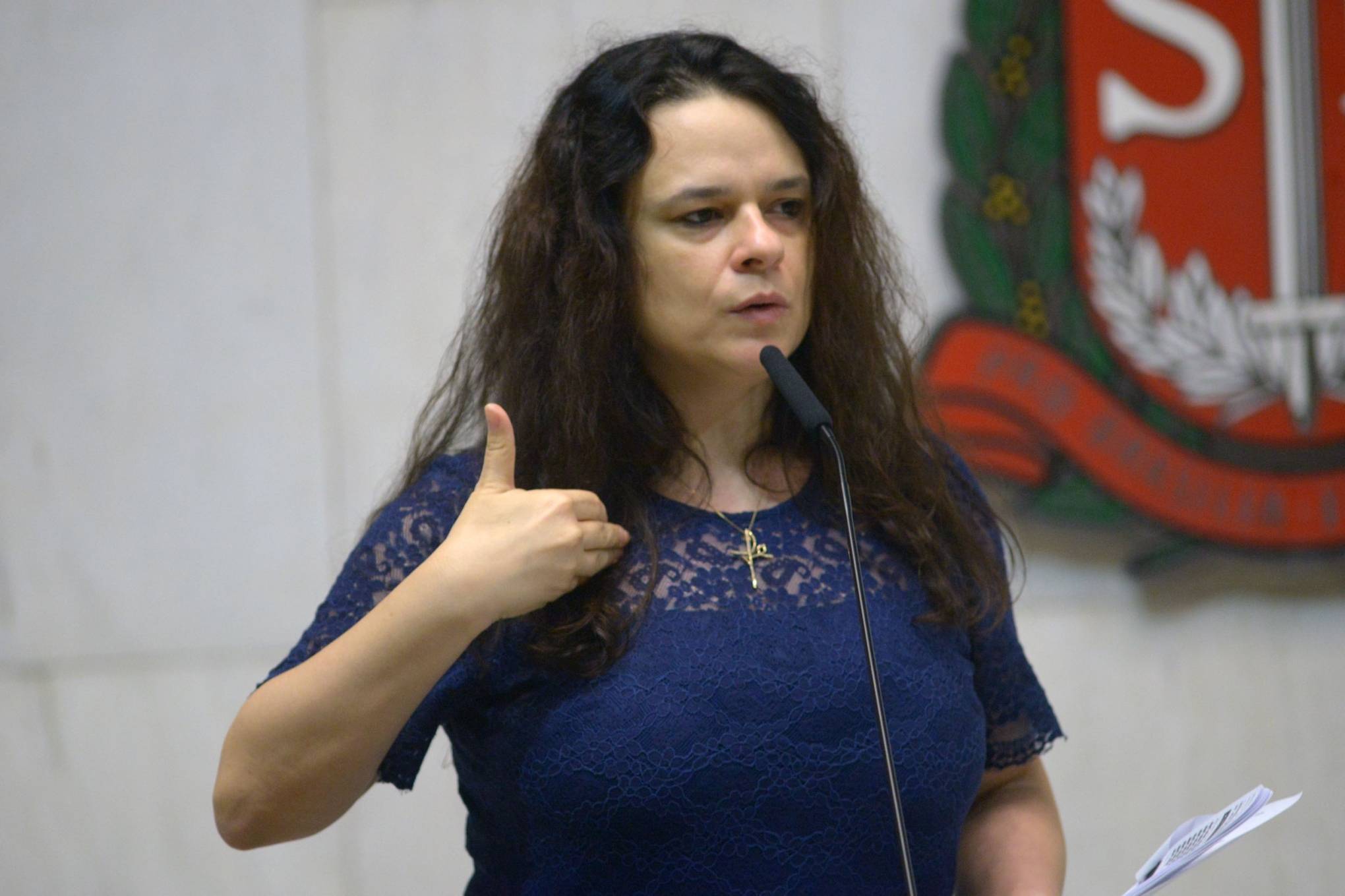 Janaina vinha defendendo Moro e dizendo que atacar o ex-juiz só favoreceria o ex-presidente Lula. Foto: Mauricio Garcia de Souza/Alesp