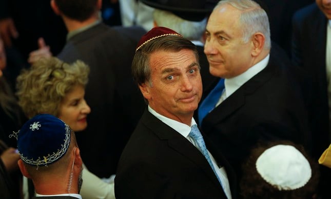 Netanyahu e Bolsonaro. Para premiê, Biden é amigo de Israel[fotografo]Fernando Frazão/ABr[/fotografo]