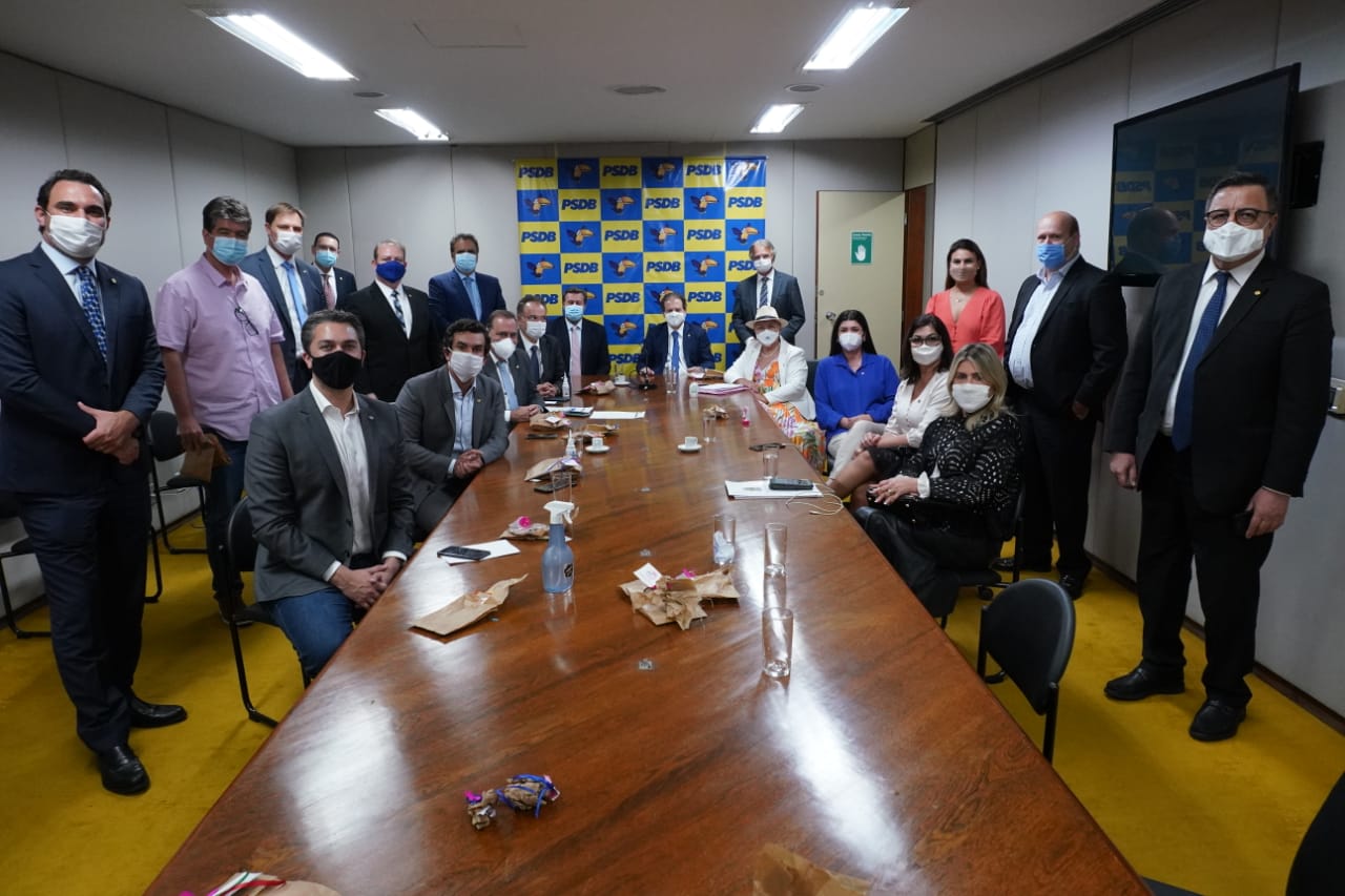 Bancada do PSDB elege Rodrigo de Castro como líder da bancada na Câmara para 2021. [fotografo] Alexssandro Loyola/Liderança do PSDB na Câmara [/fotografo]