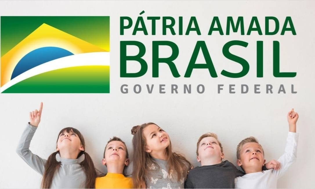 Peça publicitária do governo do presidente Jair Bolsonaro usada para divulgar o programa Pró-Brasil. [fotografo] Reprodução [/fotografo]