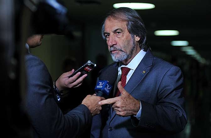 O então deputado federal, em entrevista em 2014. [fotografo]Zeca Ribeiro / Câmara dos Deputados[/fotografo]