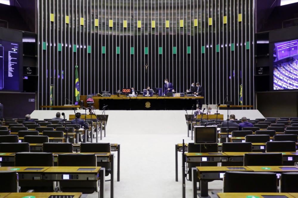 A Câmara dos Deputados e o Senado Federal têm trabalho de com sessões remotas ou mistas desde o início da pandemia de coronavírus [fotografo]Michel Jesus/Câmara dos Deputados[/fotografo]