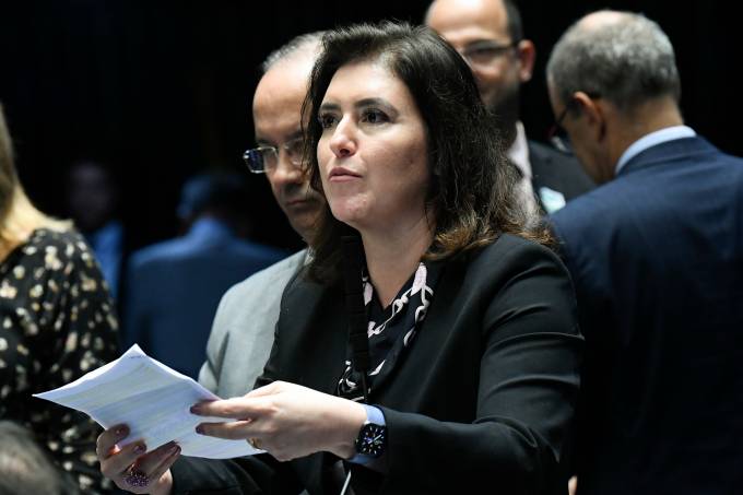 O MDB realizou sua convenção nacional para oficializar a candidatura da senadora Simone Tebet (MS) à presidência da República. Foto: Agência Senado