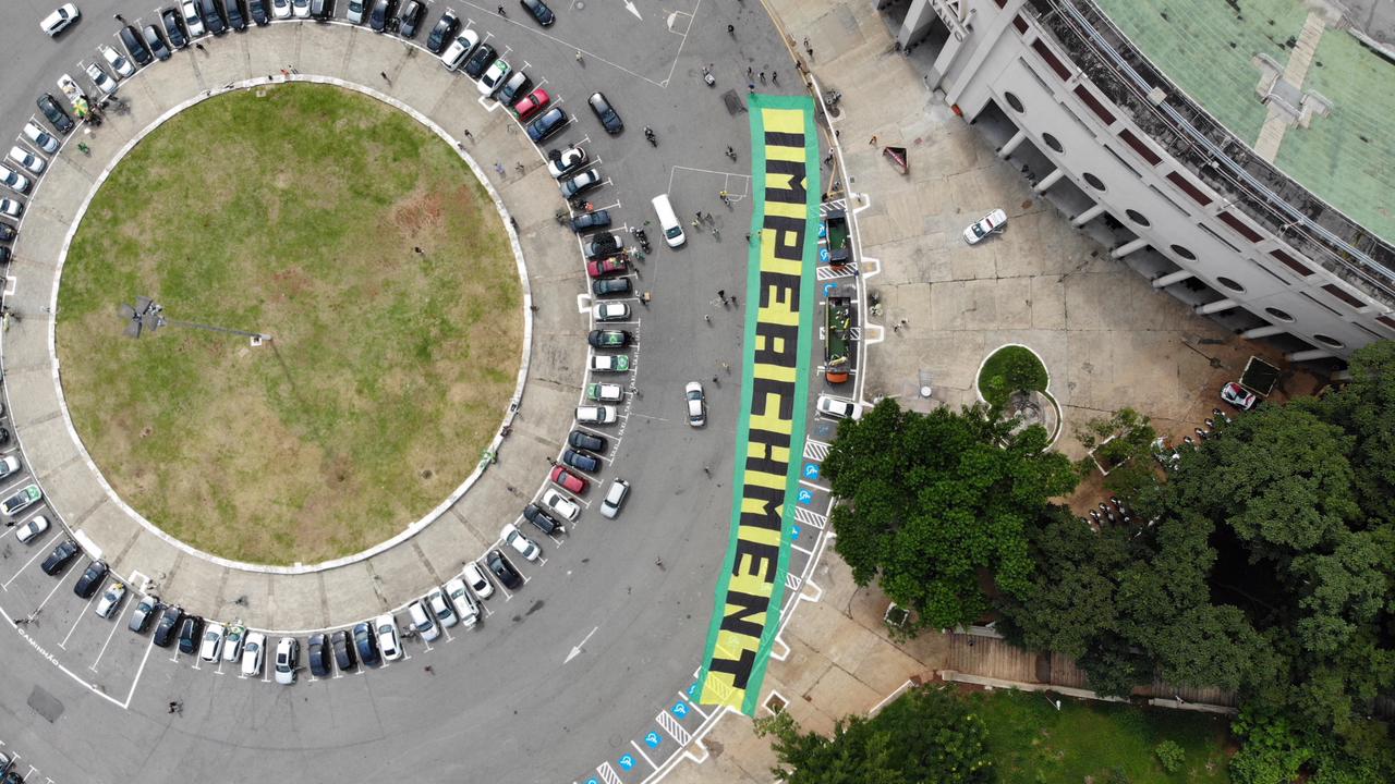 Ato pelo impeachment de Bolsonaro em SP. [fotografo] Divulgação/MBL [/fotografo]