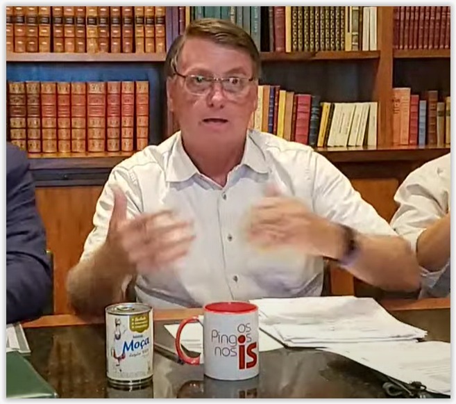 Delegada da Polícia Federal solicitou a intimação de Jair Bolsonaro por incitar o descumprimento de medidas sanitárias. [fotografo] Reprodução YouTube [/fotografo]