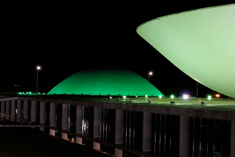 Cúpulas da Câmara e do Senado[fotografo]Roque de Sá/Agência Senado[/fotografo]