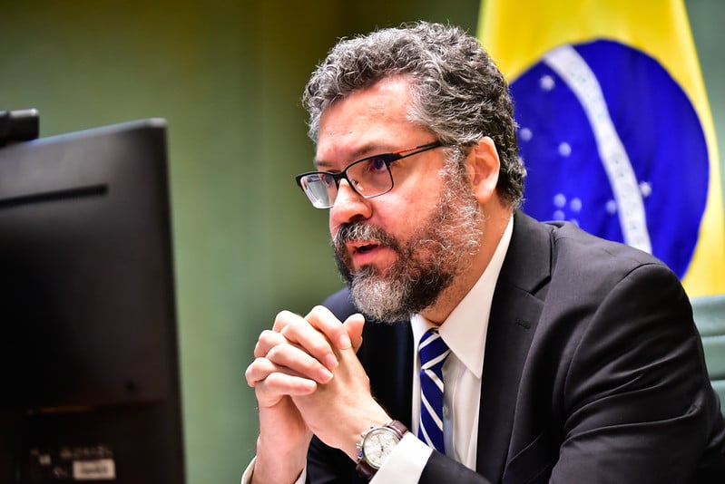 Com atuação contestada dentro do próprio governo, Ernesto Araújo está na berlinda [fotografo]Gustavo Magalhães/MRE[/fotografo]