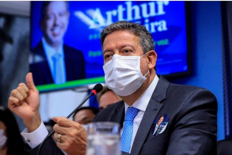 Arthur Lira (PP-AL), ainda durante campanha a presidente da Câmara [fotografo] Agência Câmara [/fotografo].