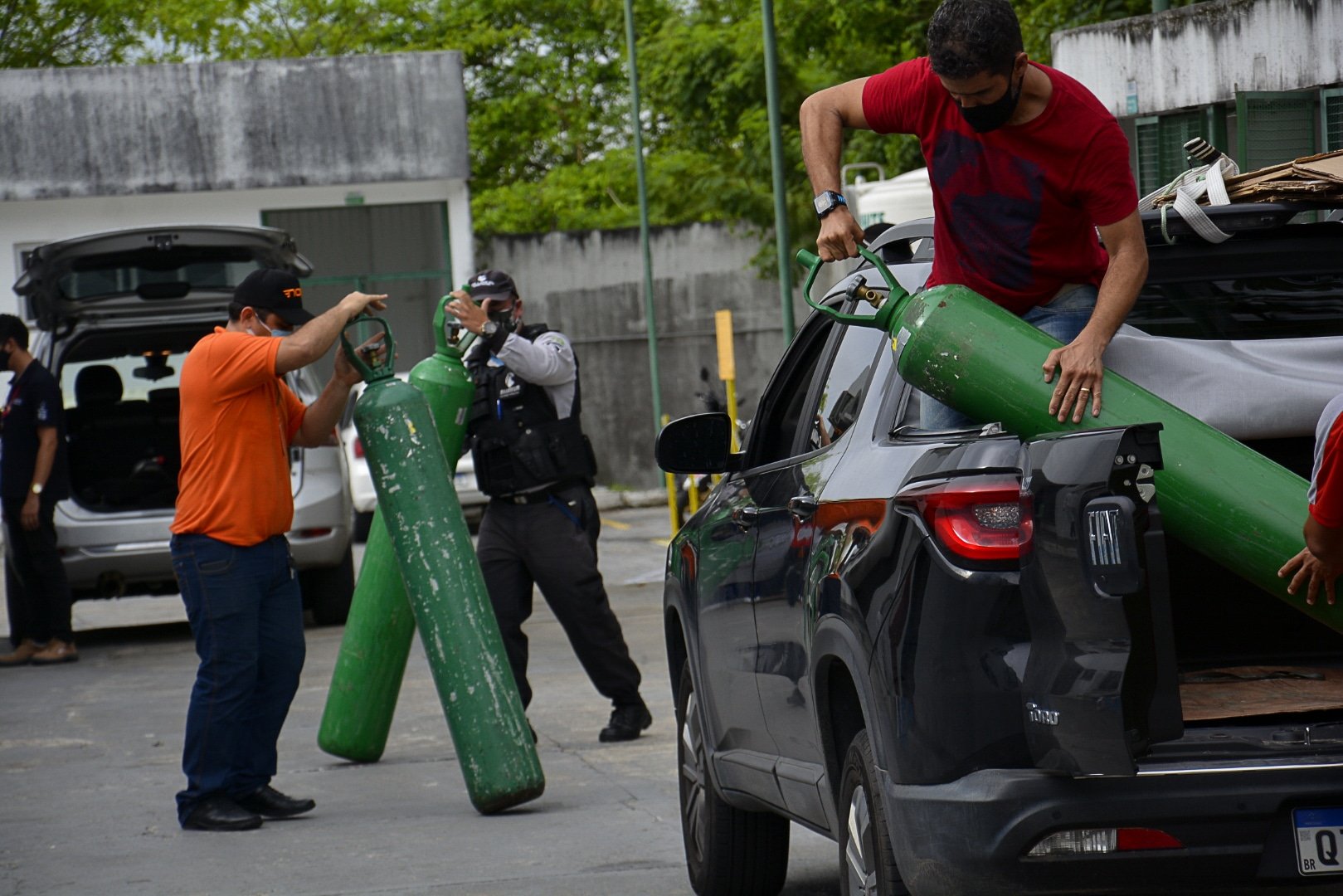 Desabastecimento de oxigênio em hospitais de Manaus simbolizaram o caos no estado em 2021 [fotografo] Marcio James / Amazônia Real [/fotografo]