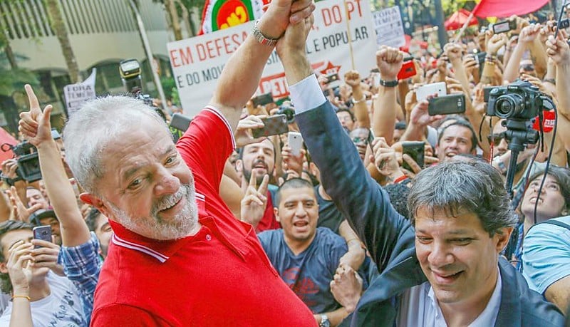 Lula e Haddad, dois nomes de uma esquerda que se apresenta fragmentada para 2022 [fotografo]Ricardo Stuckert[/fotografo]