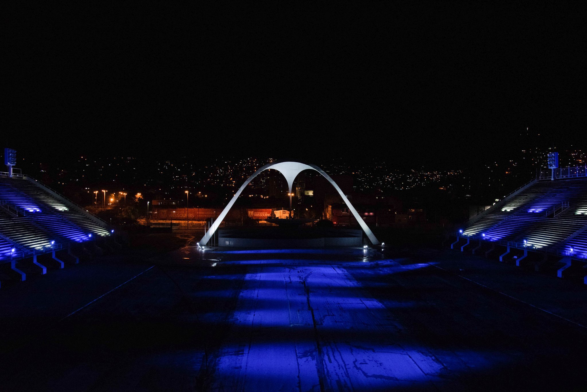 Marquês de Sapucaí: sambódromo vazio pela primeira vez na história do Carnaval[fotografo]Rafael Catarcione/Riotur[/fotografo]