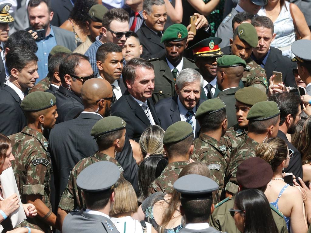 Jair Bolsonaro em formatura e diplomação de militares [fotografo] Fernando Frazão/Agência Brasil[/fotografo]