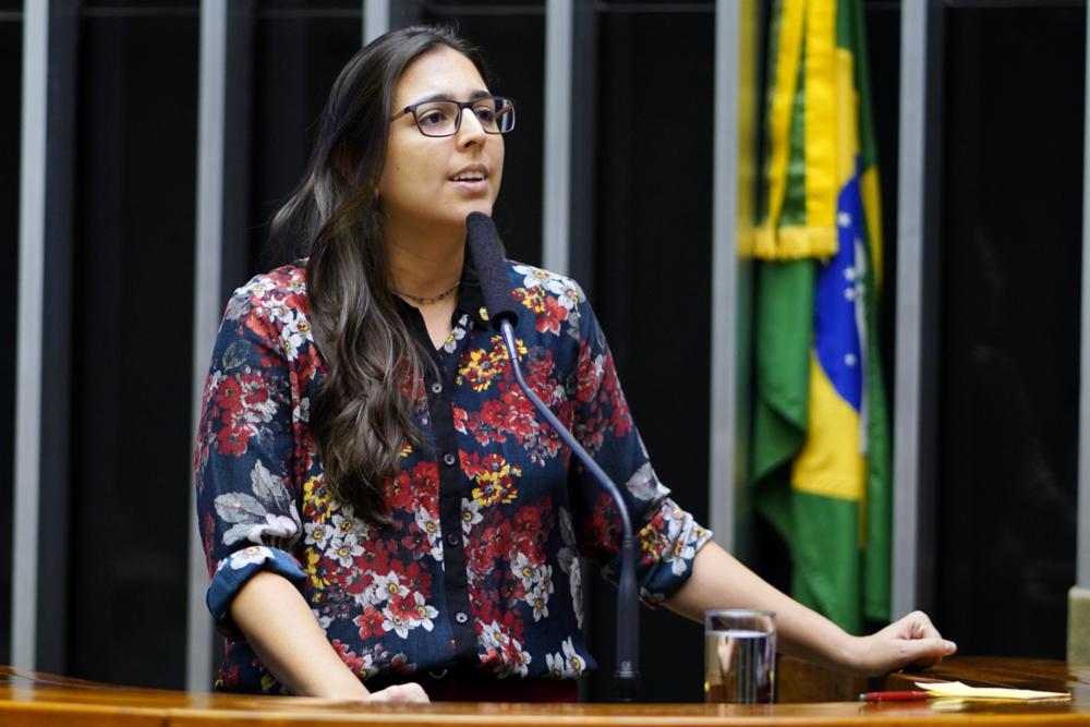 Deputada representou contra o ministro pelo uso da Lei de Segurança Nacional contra opositores do governo [fotografo] Pablo Valadares/Câmara dos Deputados [/fotografo]