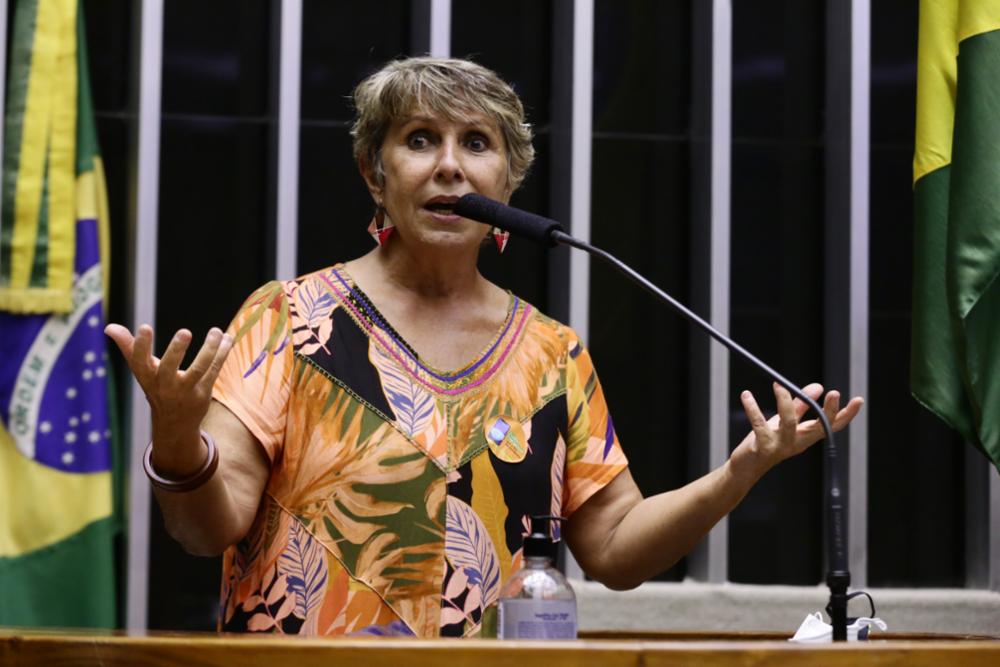 Deputada Erika Kokay participa de live do Congresso em Foco nesta segunda (29) [fotografo] Maryanna Oliveira/Câmara dos Deputados [/fotografo]
