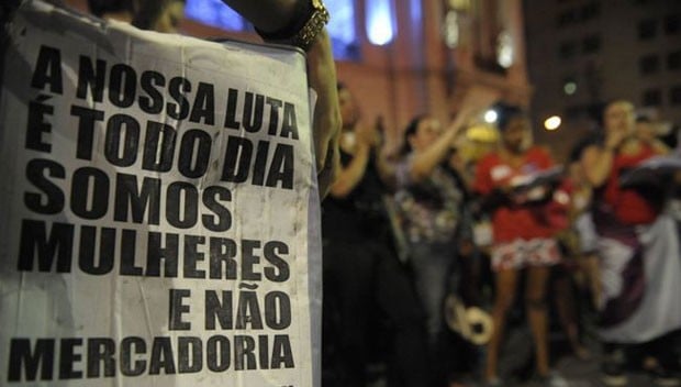 Manifestação de mulheres por igualdade de gênero. Foto: Agência Brasil