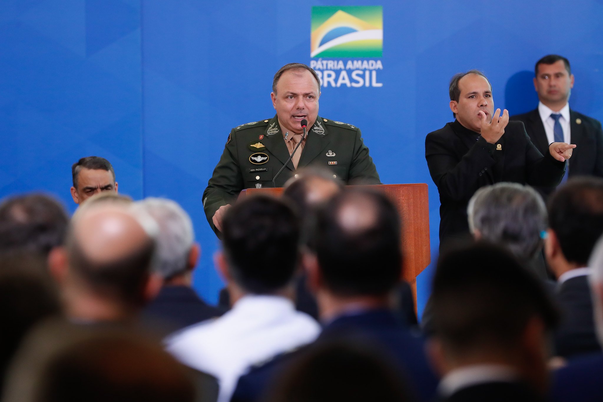 O general Eduardo Pazuello [fotografo]Alan Santos/Presidência da República[/fotografo]