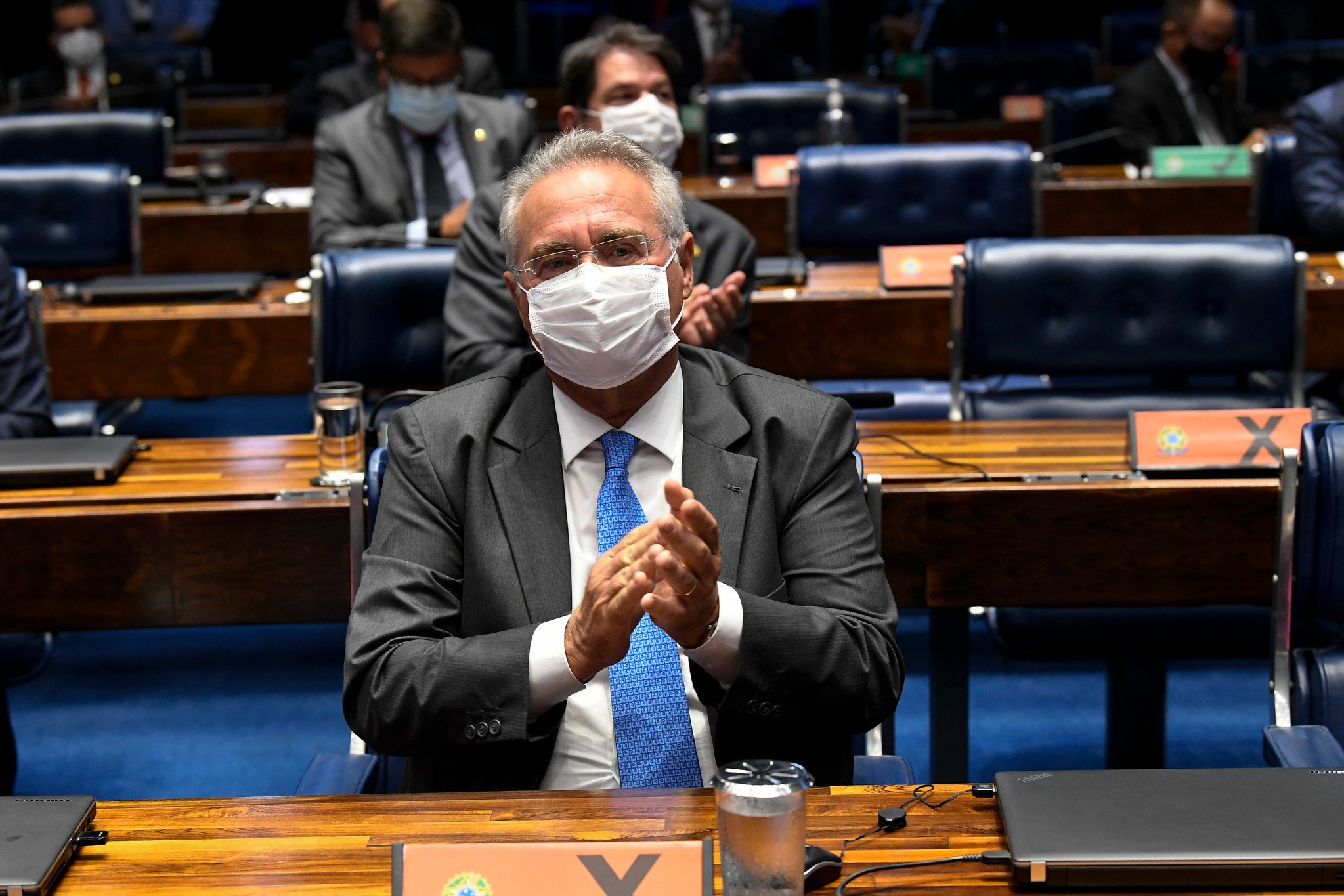 O senador Renan Calheiros (MDB-AL) [fotografo] Jefferson Rudy/Agência Senado [/fotografo]