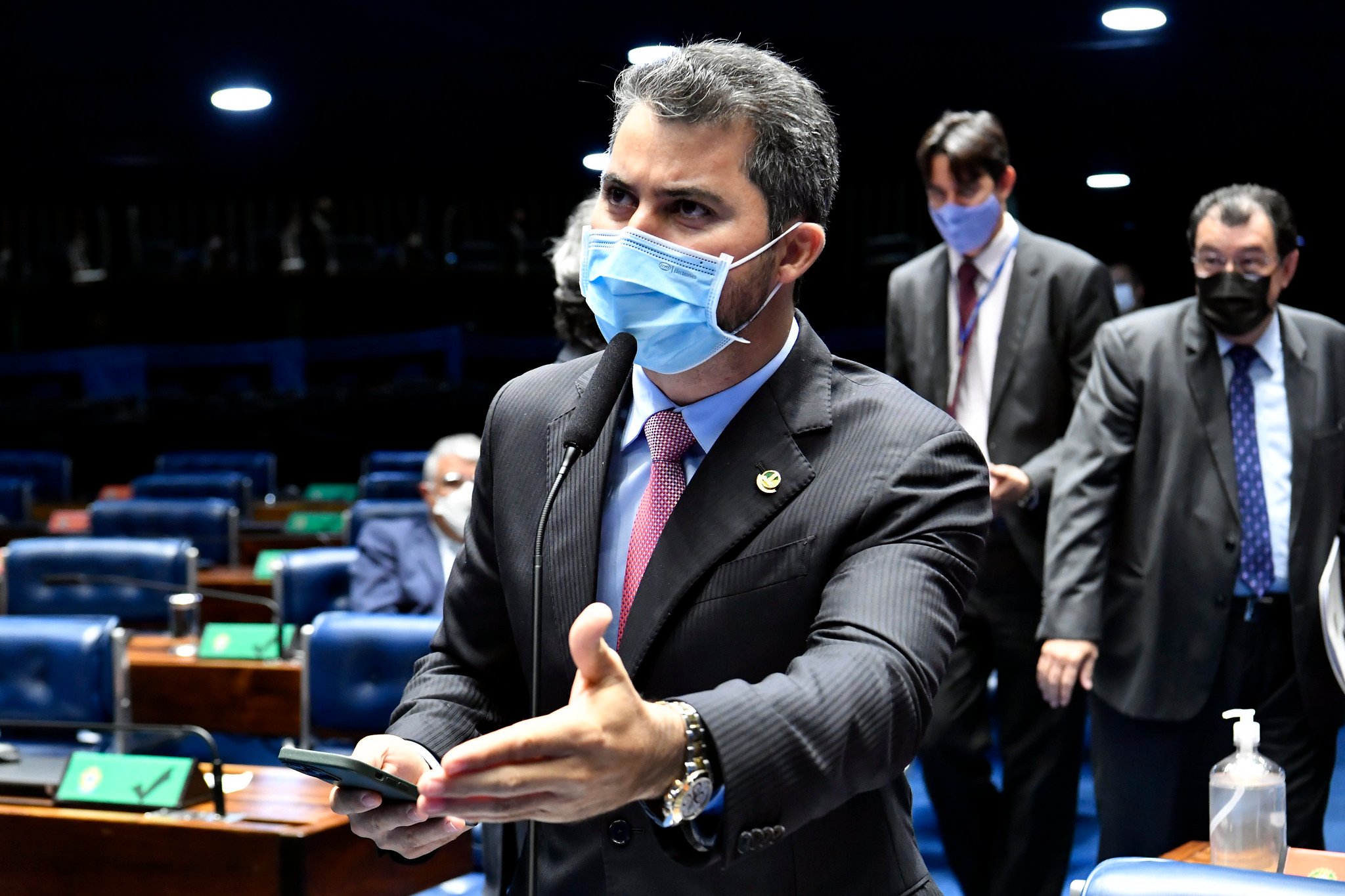 O senador Marcos Rogério (DEM-RO) em pronunciamento no plenário [fotografo]Waldemir Barretos/Agência Senado[/fotografo]