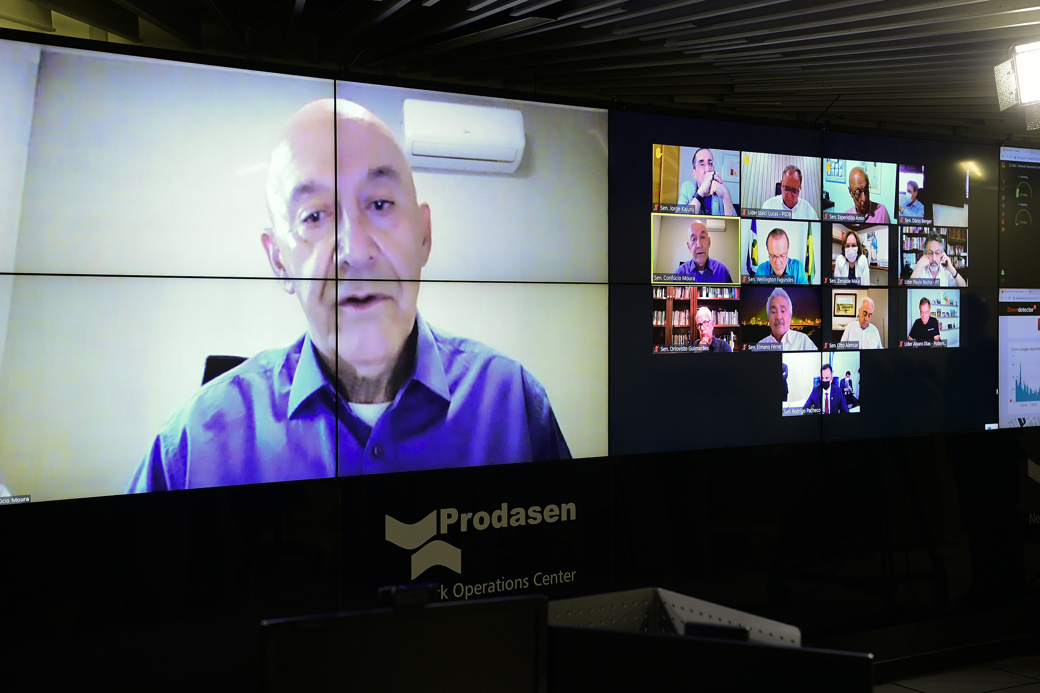 Senador Confúcio Moura (MDB-RO) em pronunciamento via videoconferência [fotografo]Pedro França/Agência Senado [/fotografo]