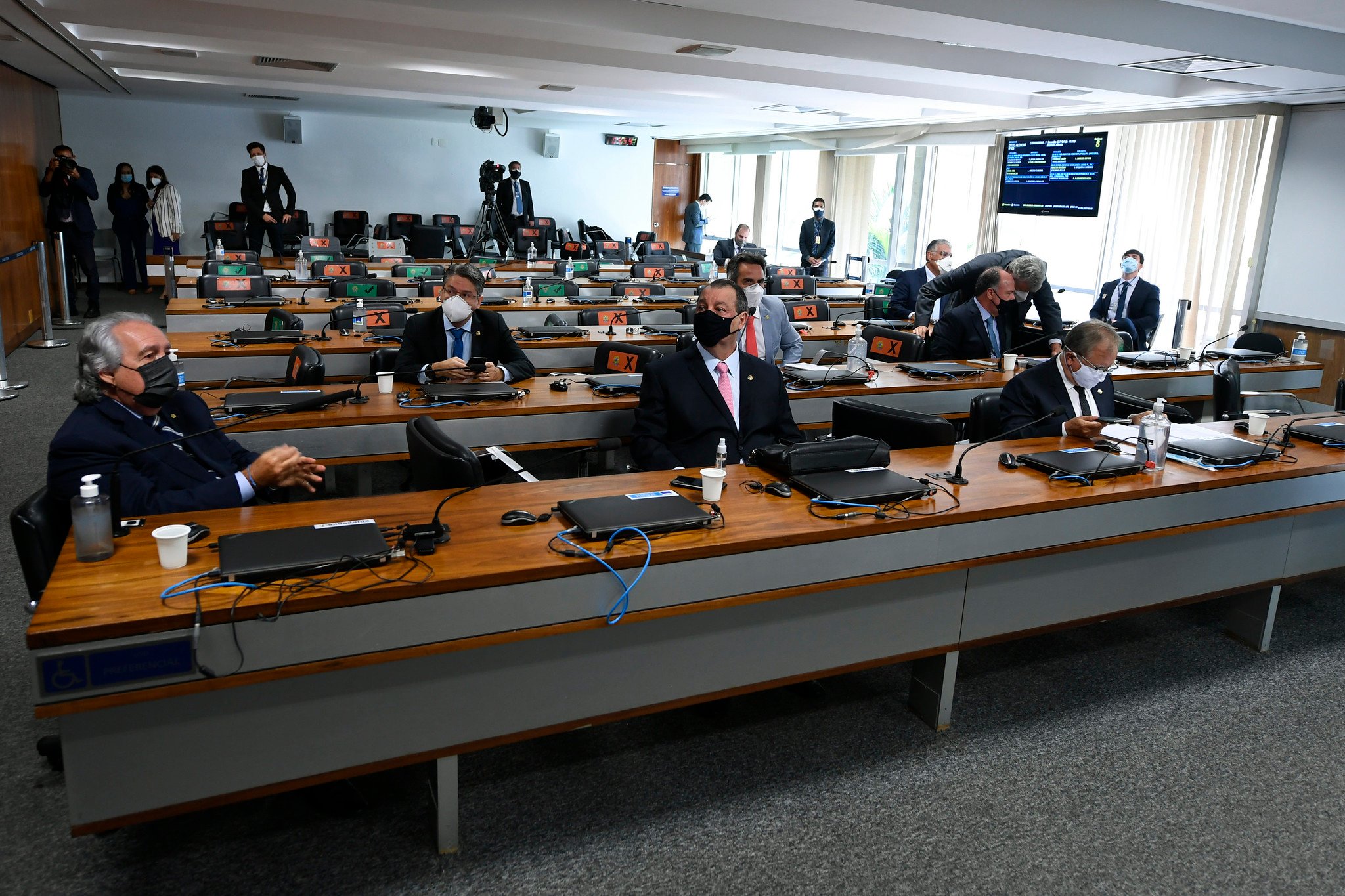 Sessão da CPI da Covid [fotografo] Edilson Rodrigues/Agência Senado [/fotografo]