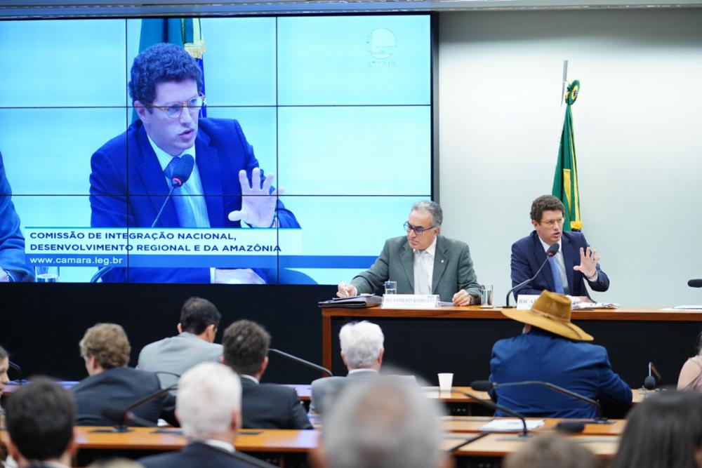 Ministro Ricardo Salles em Audiência Pública sobre o Fundo Amazônia [fotografo] Pablo Valadares/Câmara dos Deputados [/fotografo]