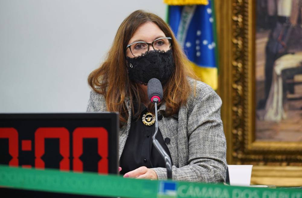 A presidente da CCJC, Bia Kicis [fotografo]Najara Araujo/Câmara dos Deputados[/fotografo]