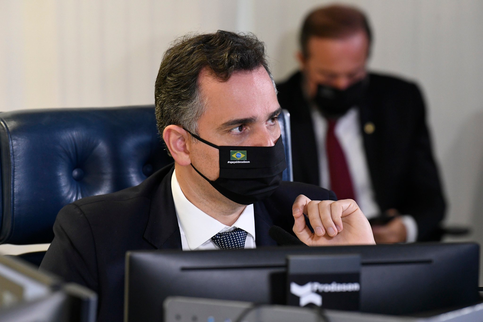 Projeto que muda a base de cálculo do preço dos combustíveis é visto por Pacheco como solução para constantes reajustes da Petrobras.[fotografo]Jefferson Rudy/Agência Senado[/fotografo]