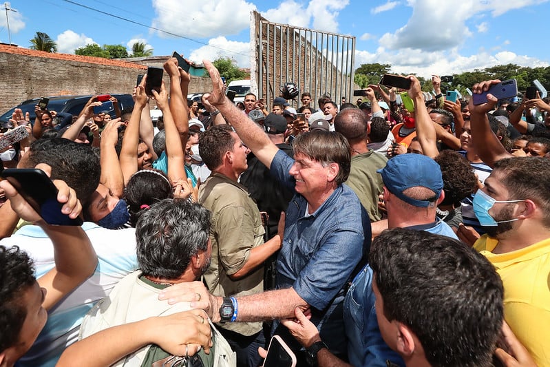 Bolsonaro durante 