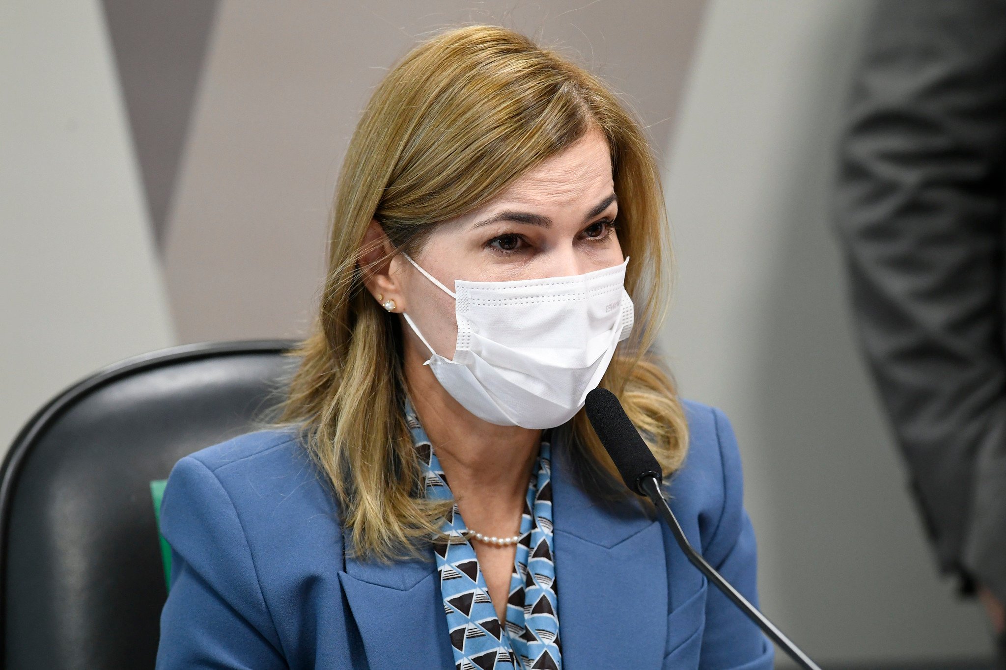 Secretária de Gestão do Trabalho e da Educação na Saúde do Ministério da Saúde, Mayra Pinheiro [fotografo] Jefferson Rudy/Agência Senado [/fotografo]