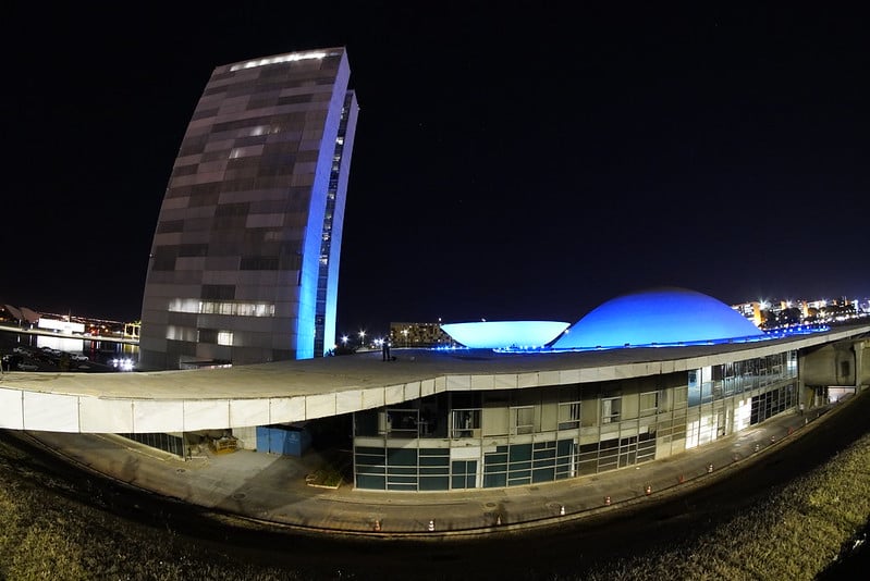 Vista externa do Congresso Nacional. Foto: Roque de Sá/Agência Senado