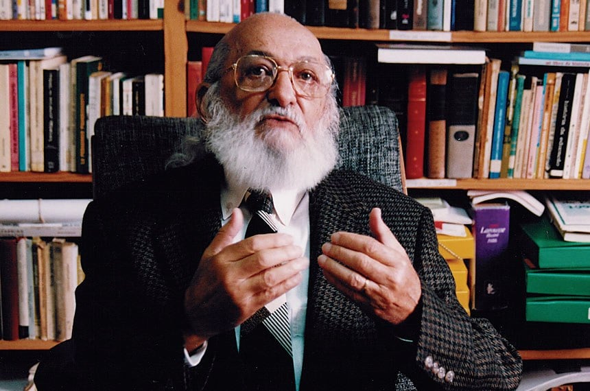 Paulo Freire. Foto: Reprodução/Instituto Paulo Freire
