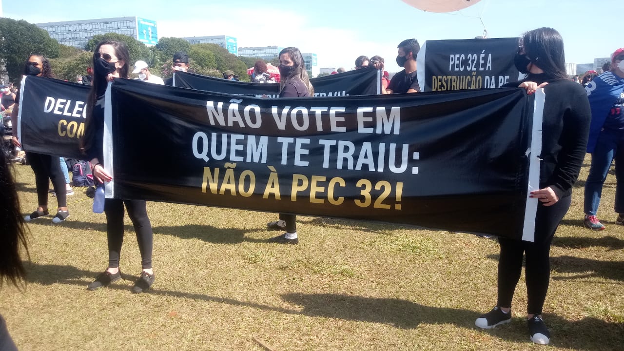 Manifestação contra Bolsonaro em Brasília [fotografo] Tiago Rodrigues [/fotografo]